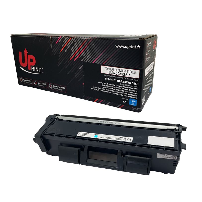3584770911713-Cartouche laser compatible Brother TN325/TN326 - cyan - UPrint B.326C/325C--2