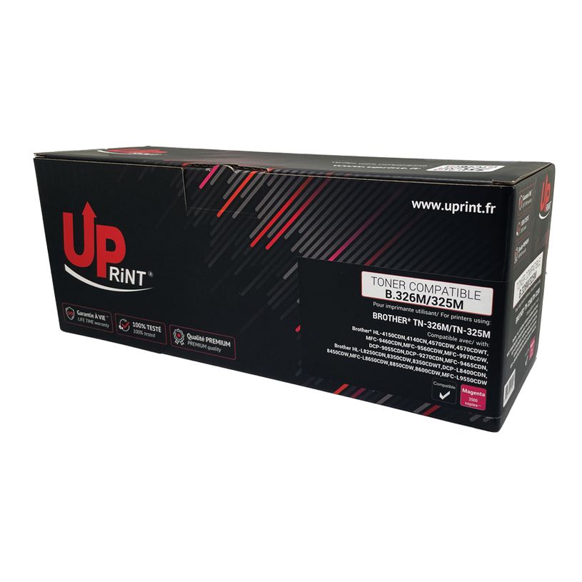 3584770911720-Cartouche laser compatible Brother TN325/TN326 - magenta - UPrint B.326M/325M--1