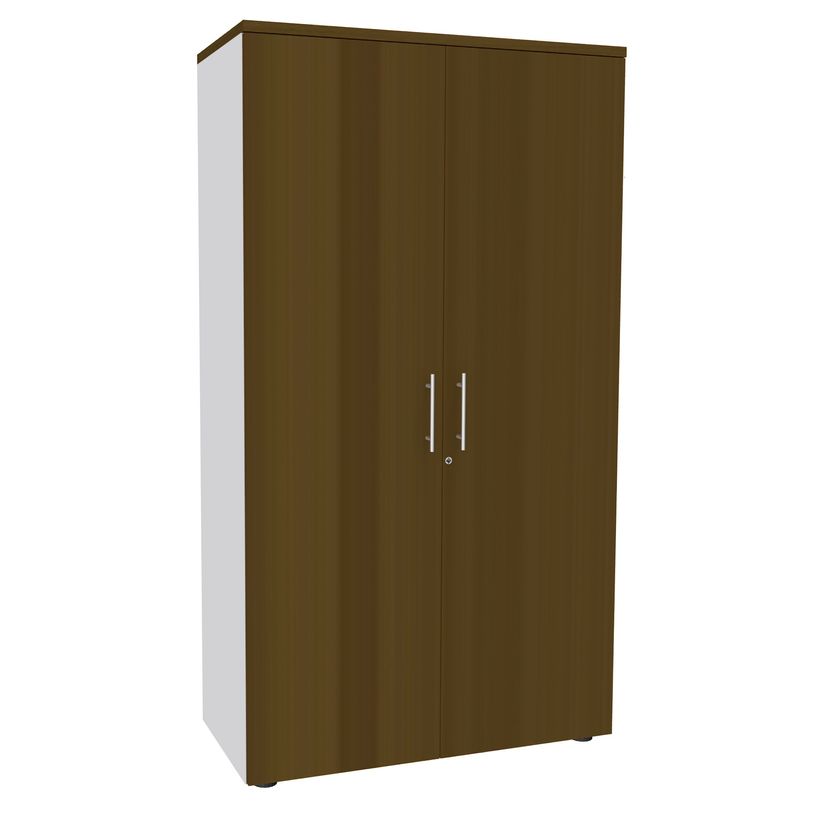 3253310335141-Armoire haute EXPRIM/LOFTER/LEVEL - H180 x L80 x P47 - 2 portes - Corps Blanc perle - Dess-P_405152131_1-0