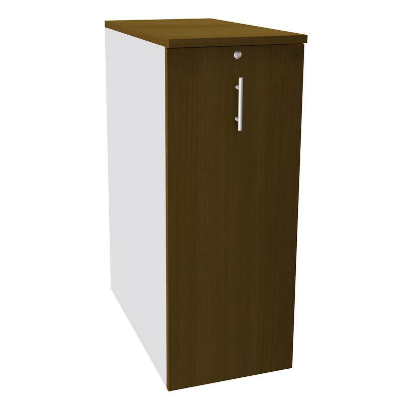 3253310496385-Caisson TOWER - L44 x H114 x P80 cm - 3 tablettes + 1 support DS réglable - structure blanc  perle - des-P_405152166_1-0