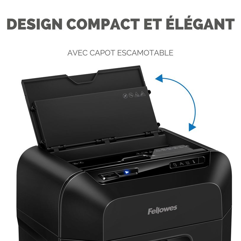 0043859784479-Fellowes AutoMax 90M - destructeur de documents coupe croisée mini-cut - 90 feuilles - Co-P_405152283_5-4