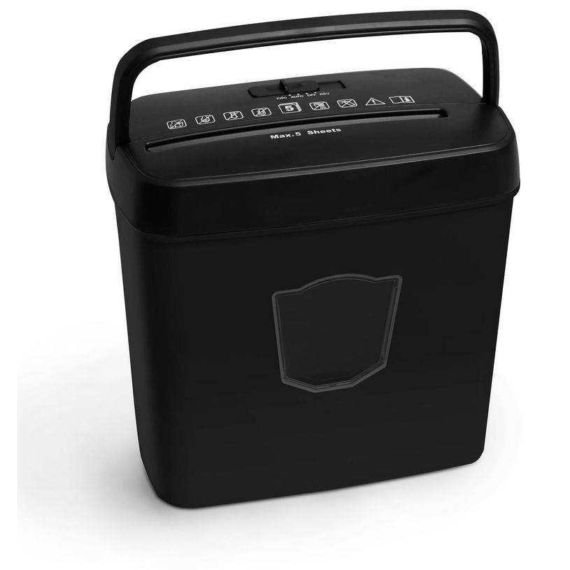 3584770316525-Up office UOD-509 - destructeur de documents coupe croisée - 5 feuilles - Corbeille 12,5 -P_405152373_1-0