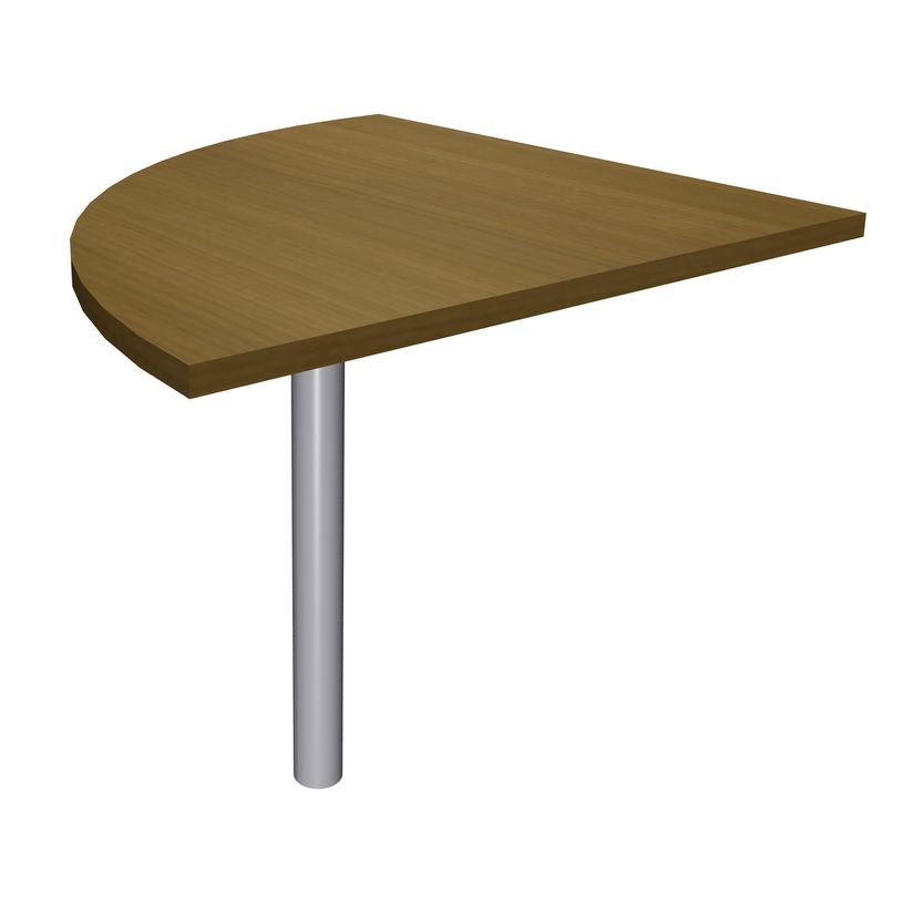 3253310243002-Angle de Liaison à 90° IDRA/DUAL - Pied alu - plateau imitation noyer-P_405152425_1-0