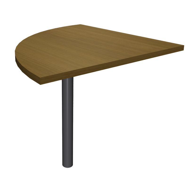 3253310242364-Angle de Liaison à 90° IDRA/DUAL - Pied anthracite - plateau imitation noyer-P_405152426_1-0