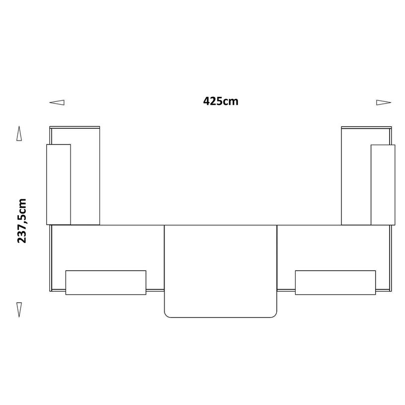 3253310542860-Banque d'accueil OLA - Ensemble composé de modules hauts(x2) + PMR + retours (x2) + tablettes (x2) jaune + (x2) bleu - -P_405152537_5-4