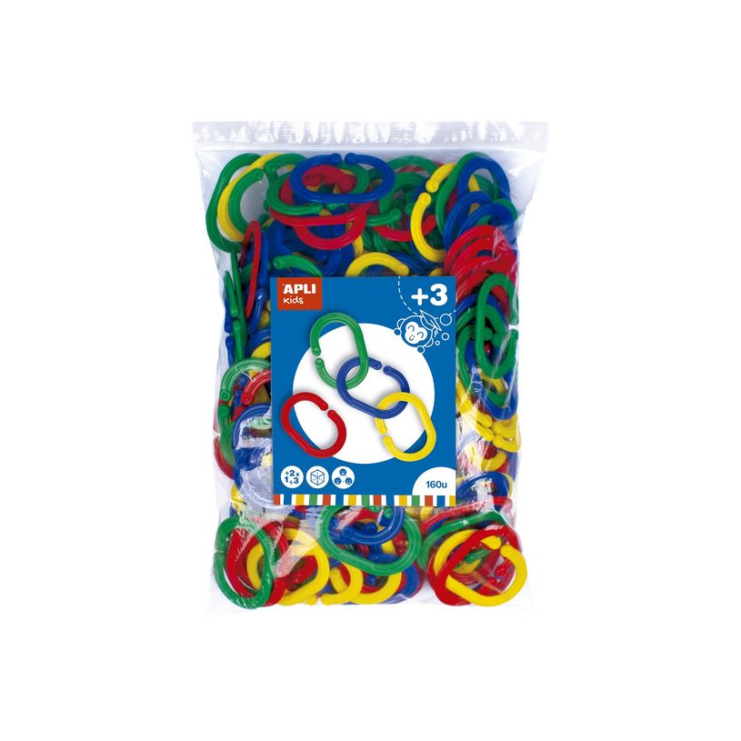 8410782174868-Apli Kids - 160 anneaux à assembler - couleurs assortes-P_405152597_1-0
