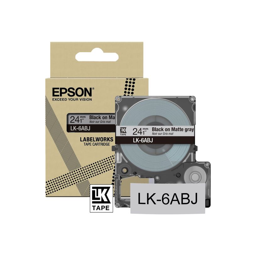8715946713779-Epson LabelWorks LK-6ABJ - Mat - noir sur gris mat - Rouleau (2,4 cm x 8 m)-P_405152796_1-0