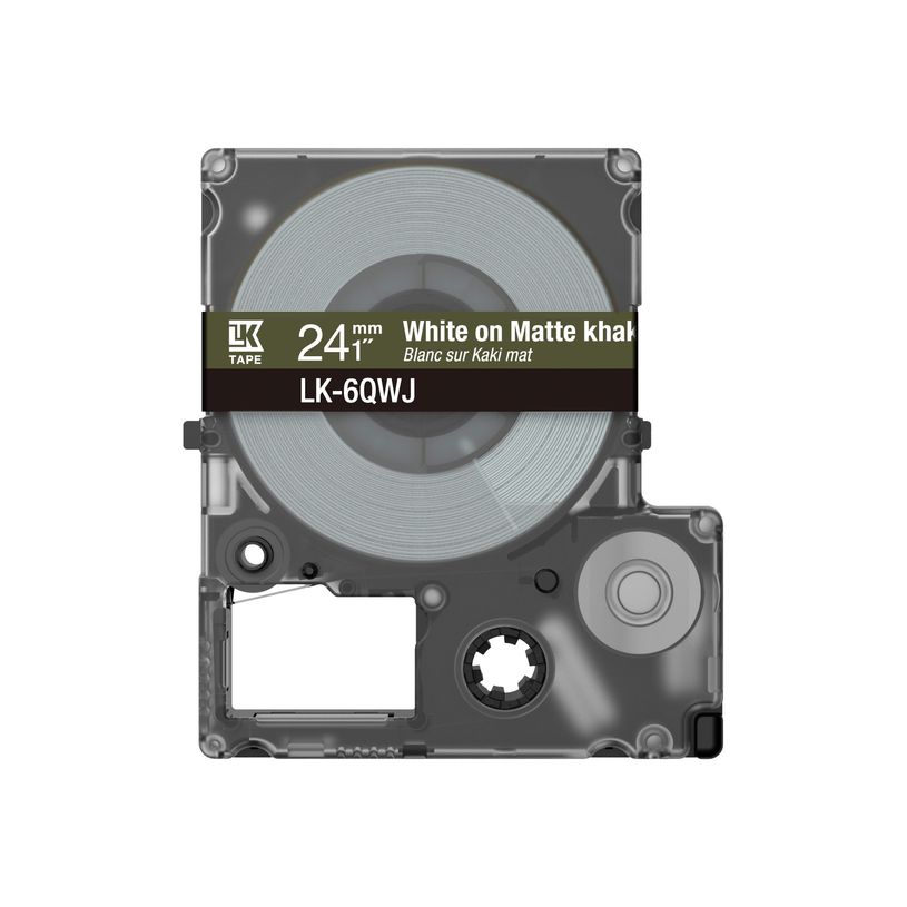 8715946713793-Epson LabelWorks LK-6QWJ - Blanc sur kaki mat - Rouleau (2,4 cm x 8 m)-P_405152798_1-0