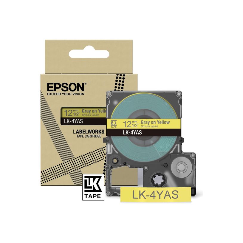 8715946713939-Epson LabelWorks LK-4YAS - Gris sur jaune - Rouleau (1,2 cm x 8 m)-P_405152811_1-2