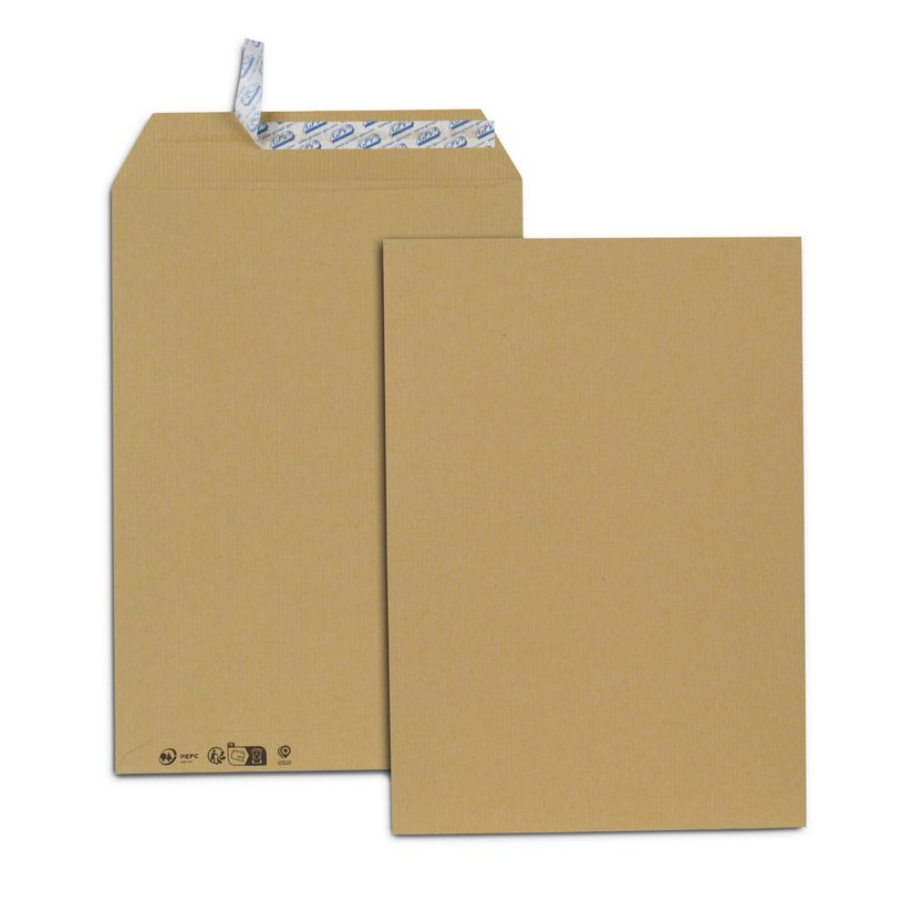 3250650063116-GPV Green - 25 Enveloppes + 5 gratuites C4 (229 x 324 mm) - 90 gr - sans fenêtre - bande auto-adhésiv--1