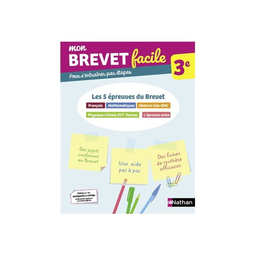 9782091575919-Les 5 épreuves du Brevet - Français, Mathématiques, Histoire-Géo-EMC, Physique-Chimie-SVT-Te-P_405153063_1-0