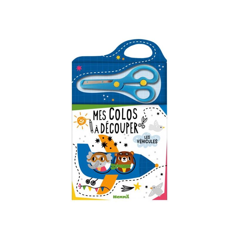 9782508055331-Les véhicules - Mes colos à découper - Livre d'activités - avec scissor-P_405153114_1-0
