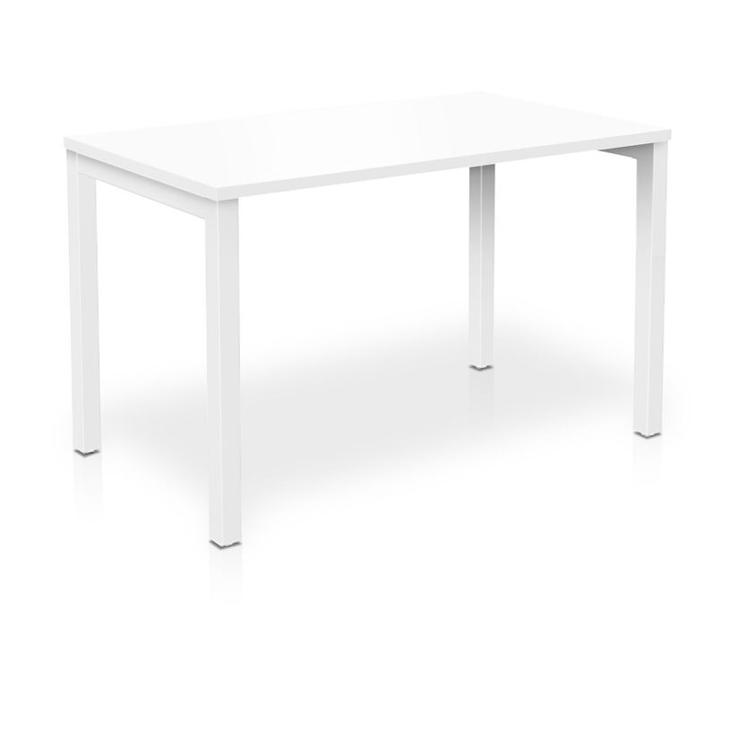 3617350003888-Bureau ARIAL - L160 x P80 cm - plateau blanc - pieds blancs-P_405153386_1-0