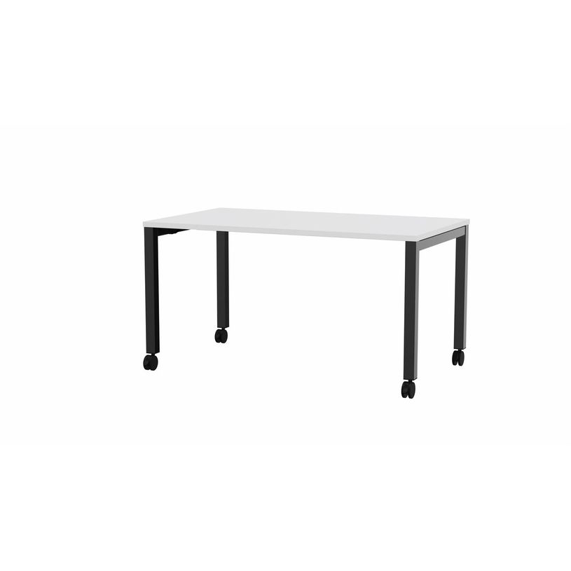 3617350001914-Table de réunion mobile ARIAL - L120 x P80 cm - plateau blanc - pieds noirs-P_405153430_1-0