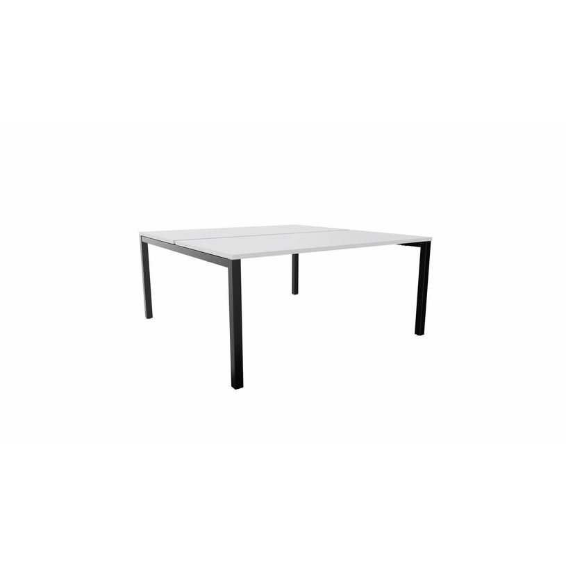 3617350003536-Bureau Bench ARIAL - L180 x P165 cm - plateau blanc - pieds noirs-P_405153456_1-0