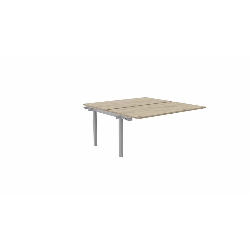 3617350003338-Bureau Bench ARIAL - Plan suivant - L160 x P165 cm - plateau imitation chêne brunswick - -P_405153476_1-0