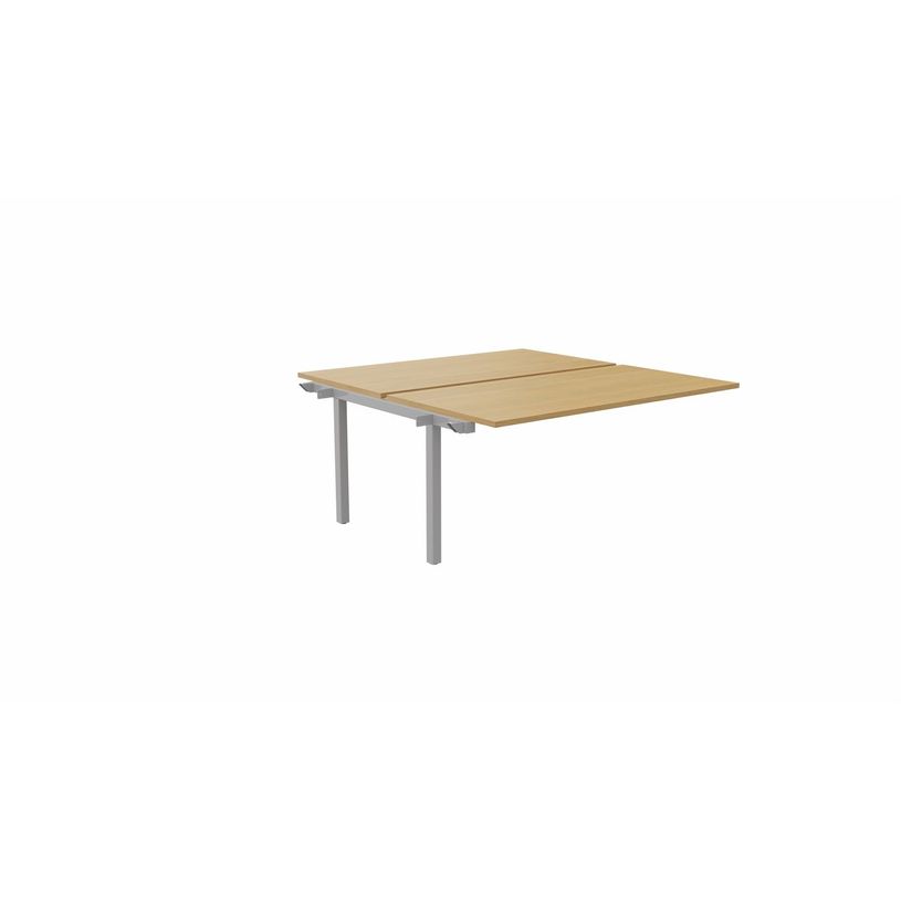 3617350003307-Bureau Bench ARIAL - Plan suivant - L160 x P165 cm - plateau imitation chêne clair - pied-P_405153479_1-0