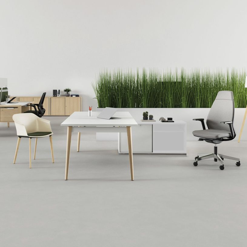 3617350004083-Bureau manager ROBIN - L200 x P100 cm - avec console retour à droite L120 x P43,2 cm - plateau -P_405153599_2-1