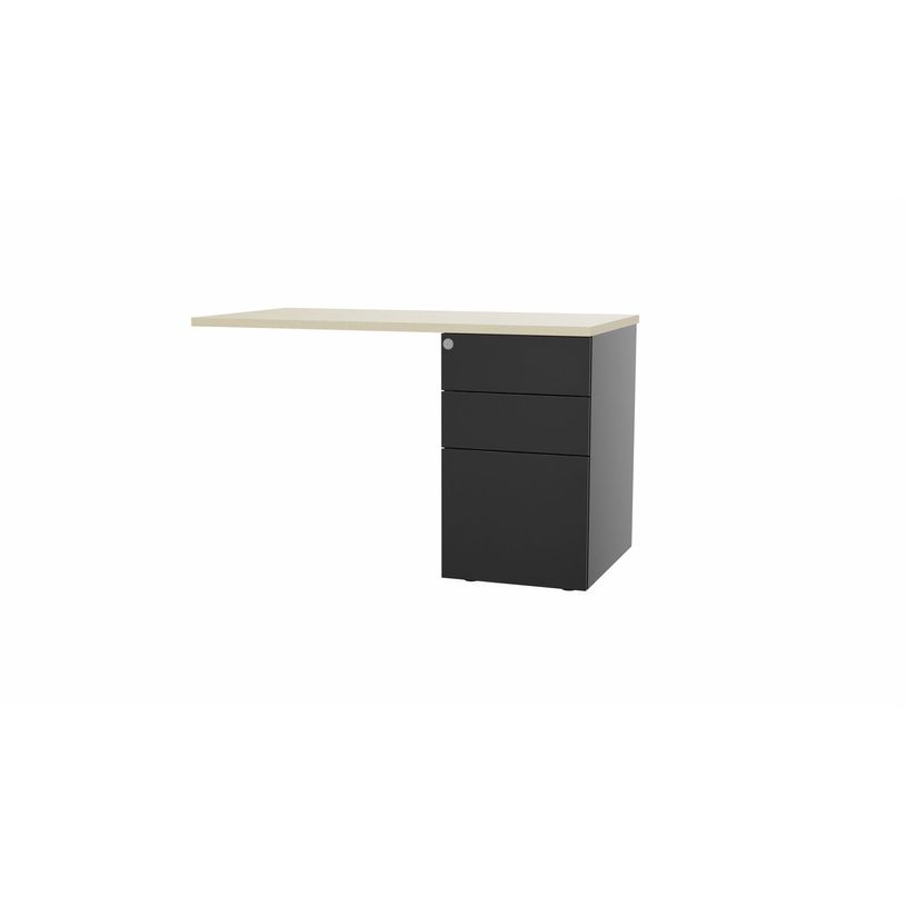 3617350004809-Retour sur caisson bout de bureau CONECT - L120 x P60 cm - plateau imitation érable - pie-P_405153681_1-0