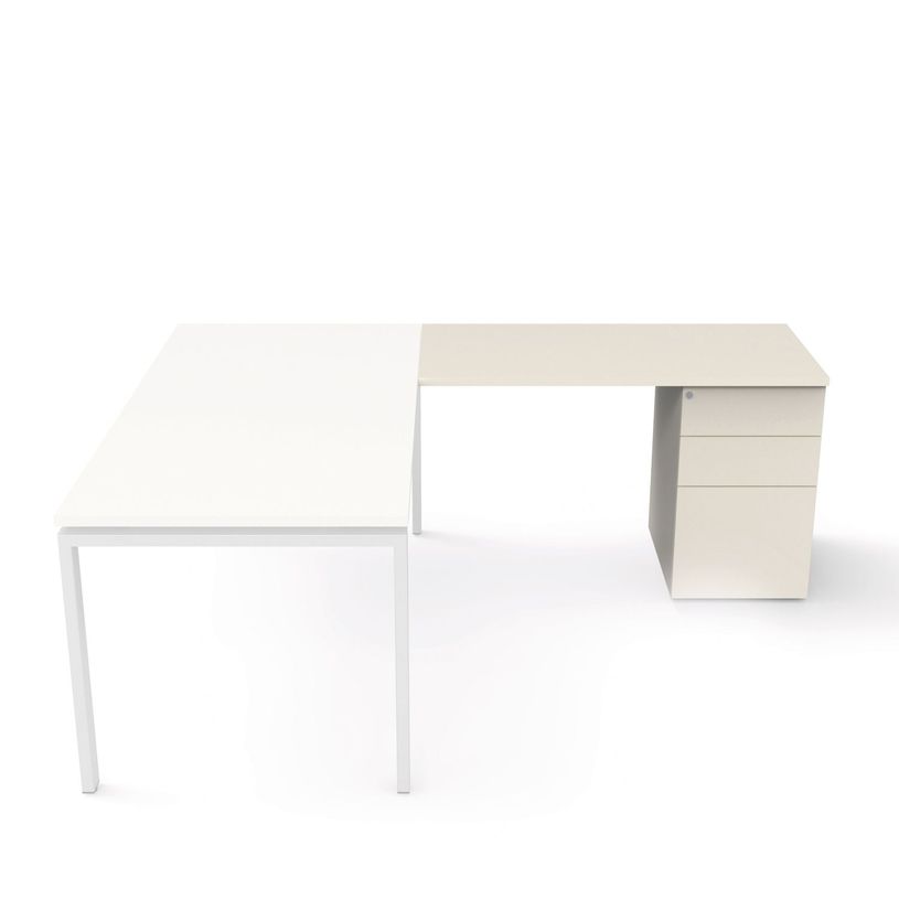 3617350004779-Retour sur caisson bout de bureau CONECT - L120 x P60 cm - plateau blanc - pieds noirs-P_405153684_2-1