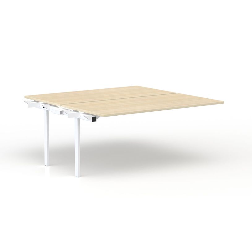 3617350005189-Bureau Bench CONECT - plan suivant - L140 x P165 cm - plateau imitation chêne clair - pie-P_405153724_1-0