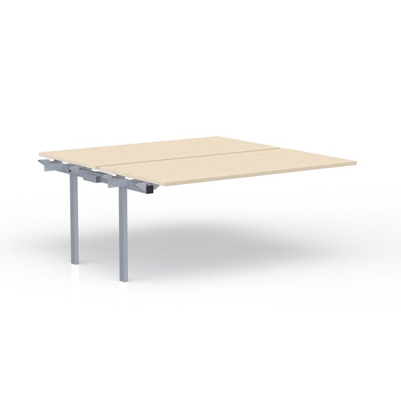 3617350005172-Bureau Bench CONECT - plan suivant - L160 x P165 cm - plateau imitation érable - pieds gr-P_405153725_1-0