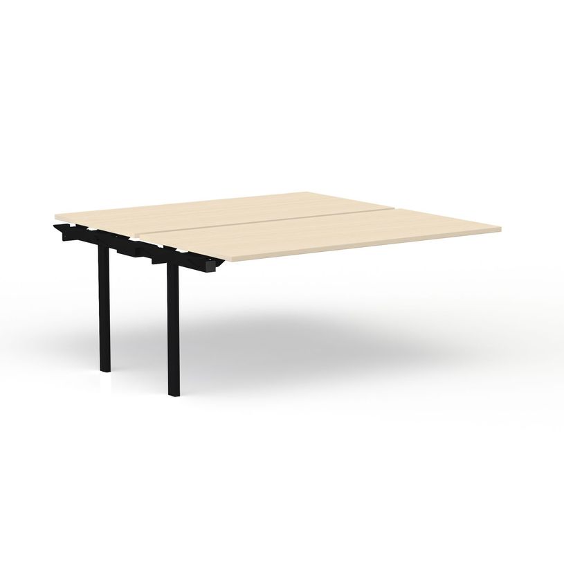 3617350005073-Bureau Bench CONECT - plan suivant - L180 x P165 cm - plateau imitation érable - pieds no-P_405153735_1-0