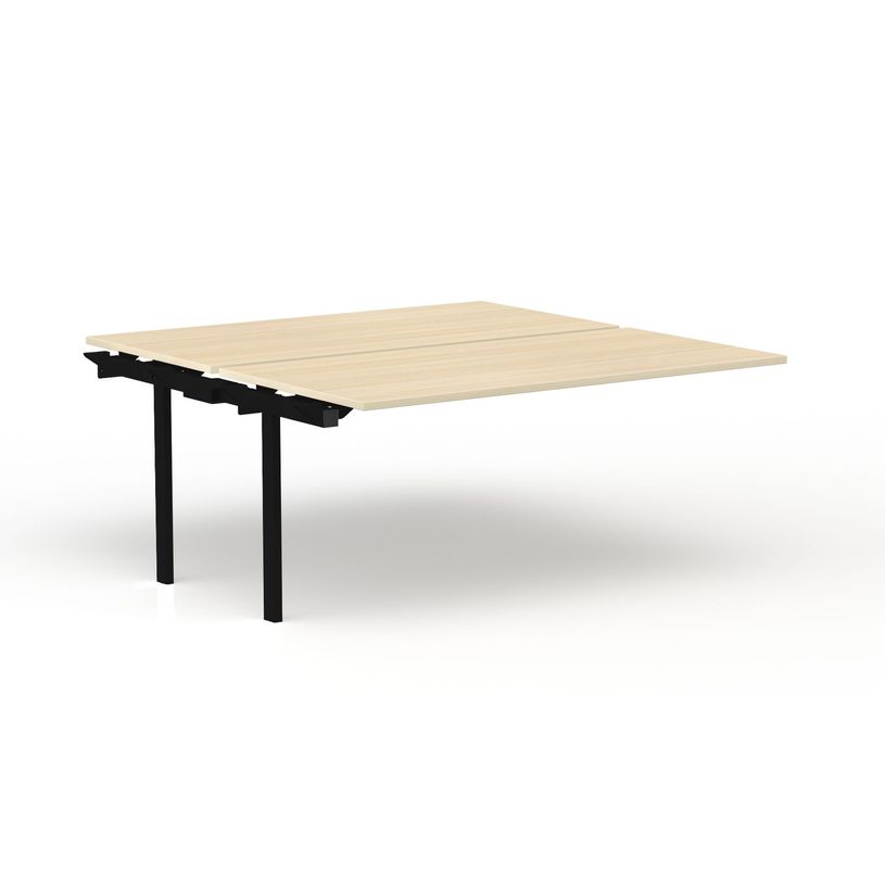 3617350005011-Bureau Bench CONECT - plan suivant - L180 x P165 cm - plateau imitation chêne clair - pie-P_405153741_1-0