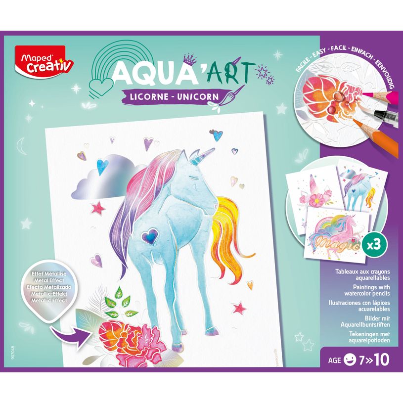 3154149070480-MAPED CREATIV - Peinture AQUA ART - LICORNE--0