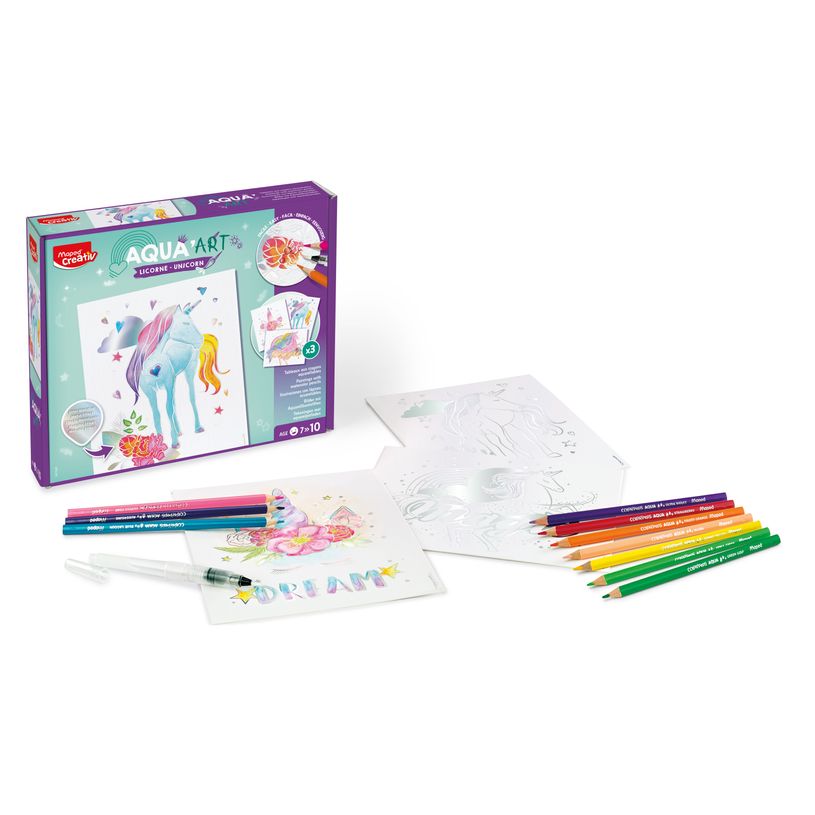 3154149070480-MAPED CREATIV - Peinture AQUA ART - LICORNE--1