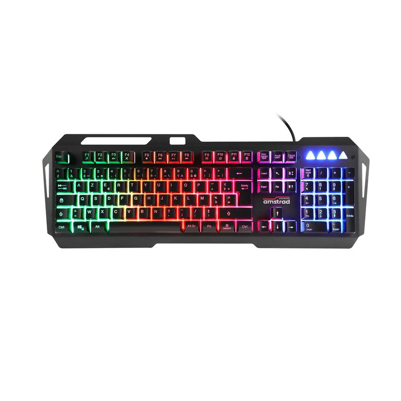 3701123973253-Amstrad KEY007 - Clavier gamer filaire - Rétro-éclairage RVB - noir--1