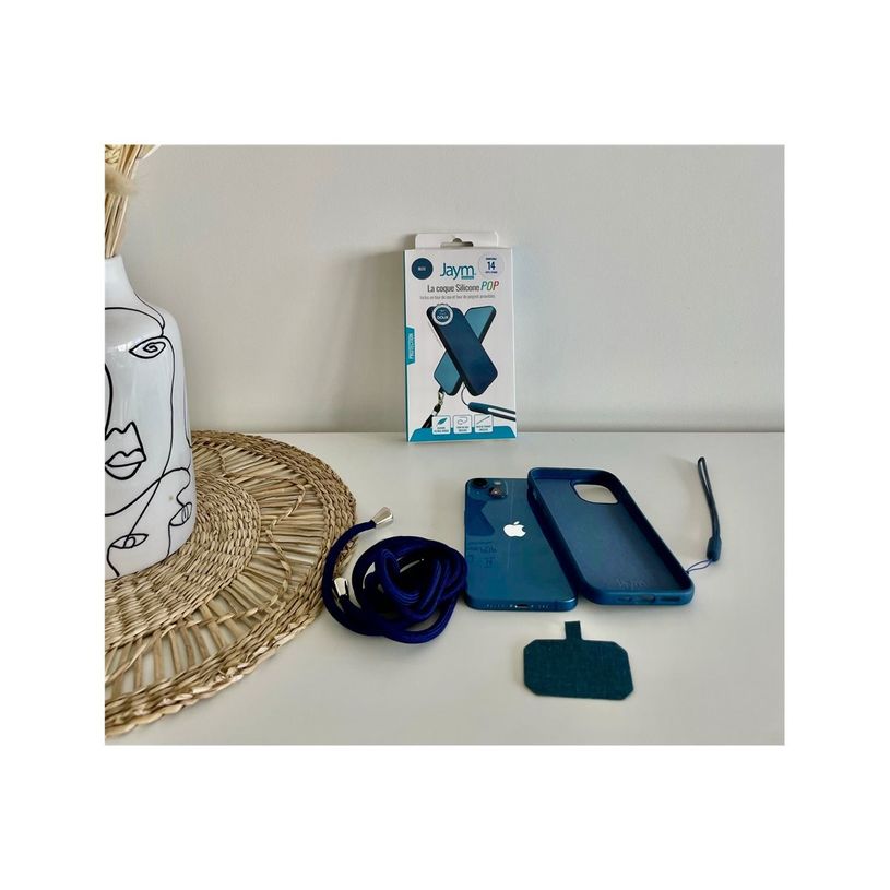 0404051540407-JAYM POP - Coque de protection + tour de cou + dragonne pour Galaxy A54 5G - bleu -P_405154040_2-1