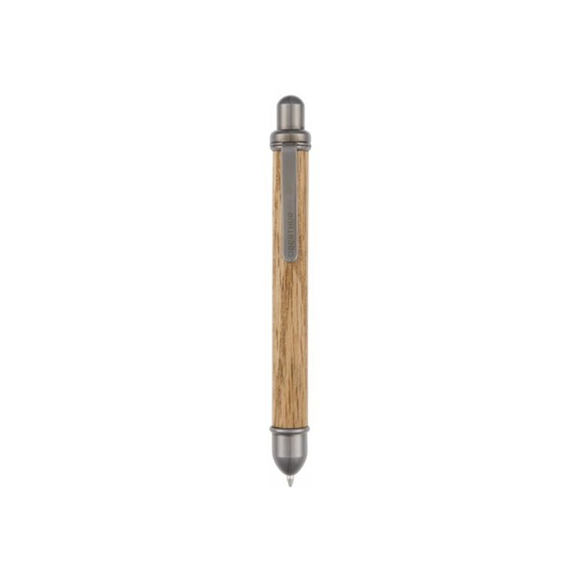 3664447160252-Oberthur Tolède - Mini stylo à bille poussoir - chêne-P_405154133_1-0