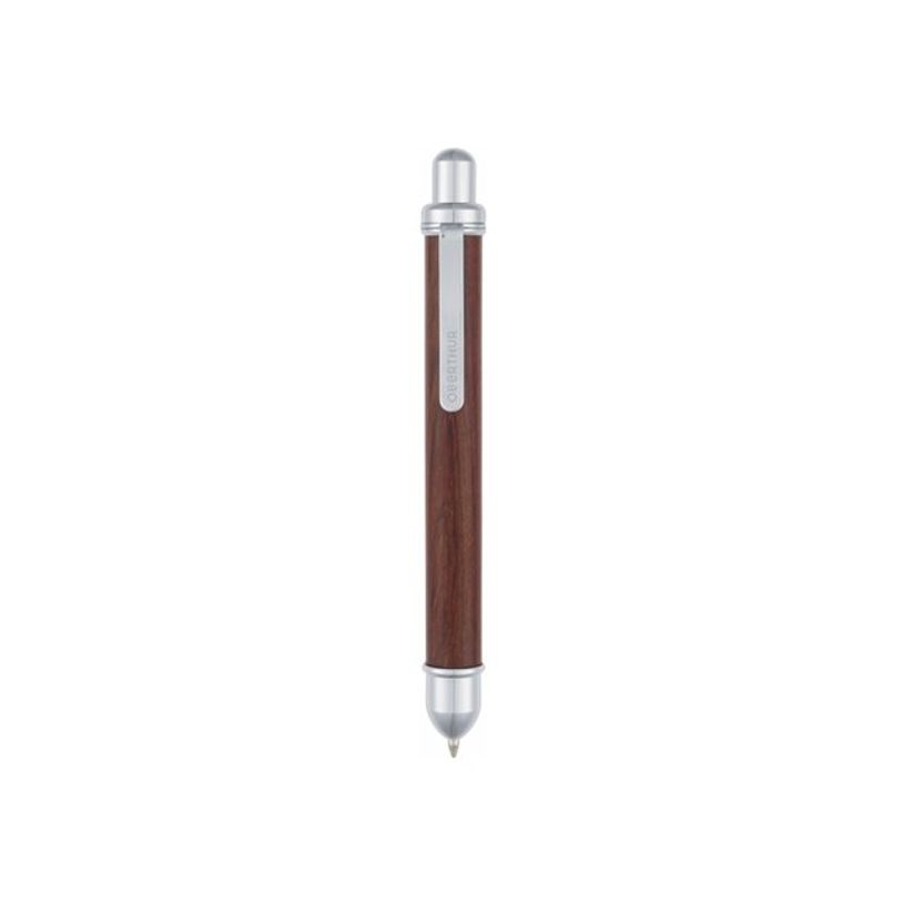 3664447160245-Oberthur Tolède - Mini stylo à bille poussoir - bois de rose-P_405154135_1-0