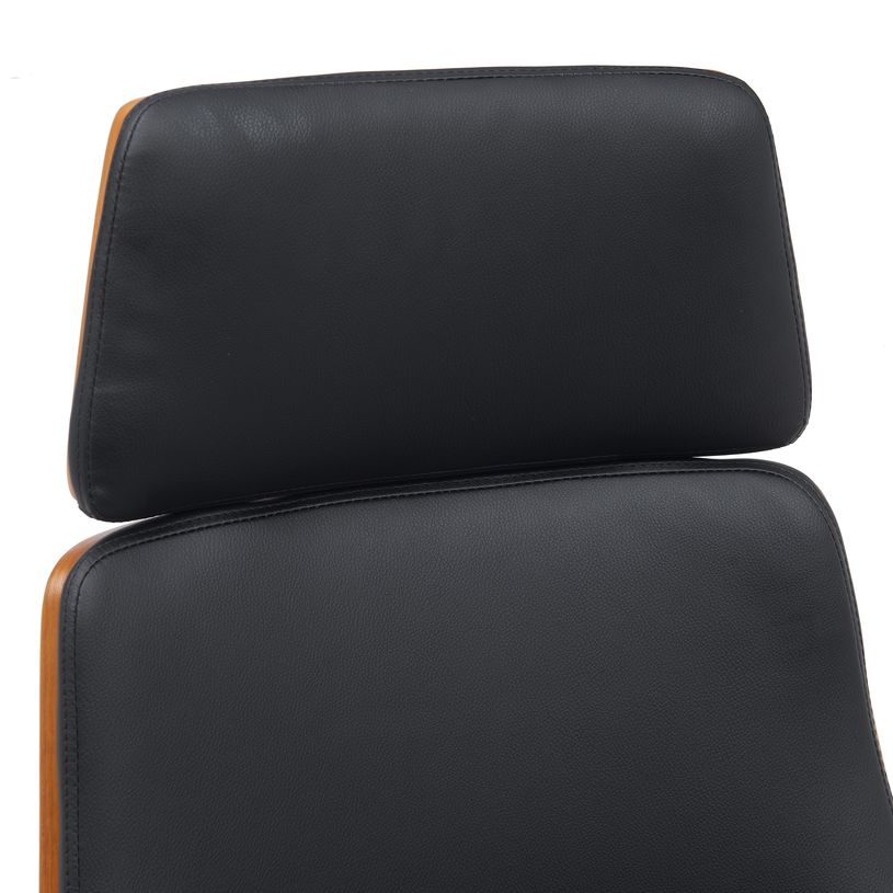 3397701249584-Fauteuil de bureau HECTOR - Bois multiplis imitation noyer et polyuréthane noir-P_405154172_8-7