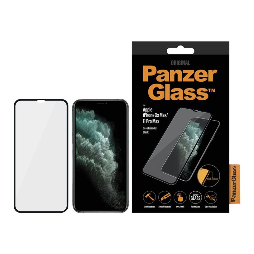 5711724026669-PanzerGlass Case Friendly - Protection d'écran - verre trempé pour iPhone 11 Pro Max, XS-P_405154345_4-2