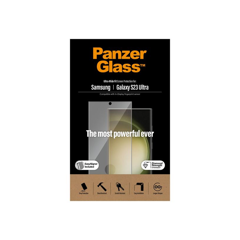 5711724073175-PanzerGlass - Protection d'écran - verre trempé pour  Galaxy S23 Ultra - transparent-P_405154350_2-4
