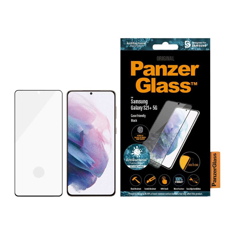 5711724072574-PanzerGlass Case Friendly - Protection d'écran - verre trempé pour Galaxy S21+ 5G - tr-P_405154352_12-15