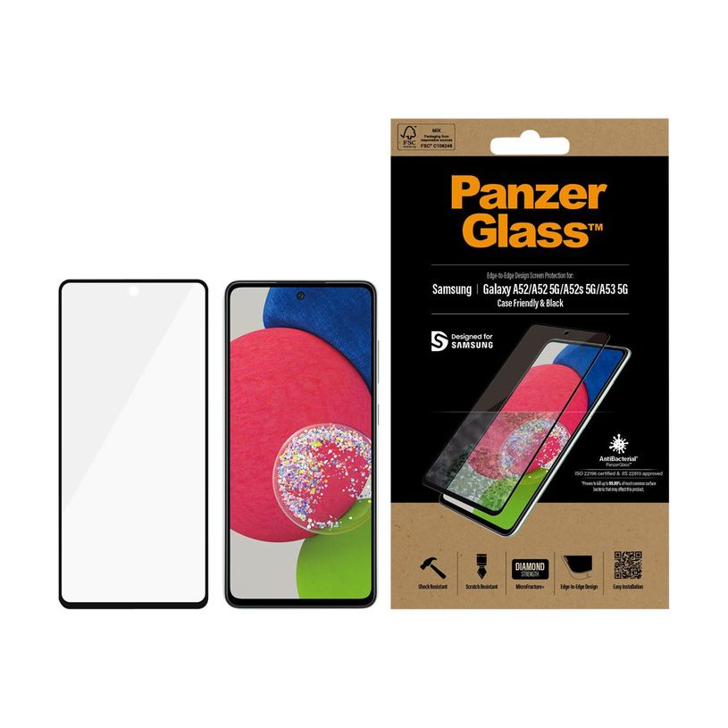 5711724072536-PanzerGlass - Protection d&#x27;écran - verre trempé pour Galaxy A52, A52 5G - transparent-P_405154354_8-4