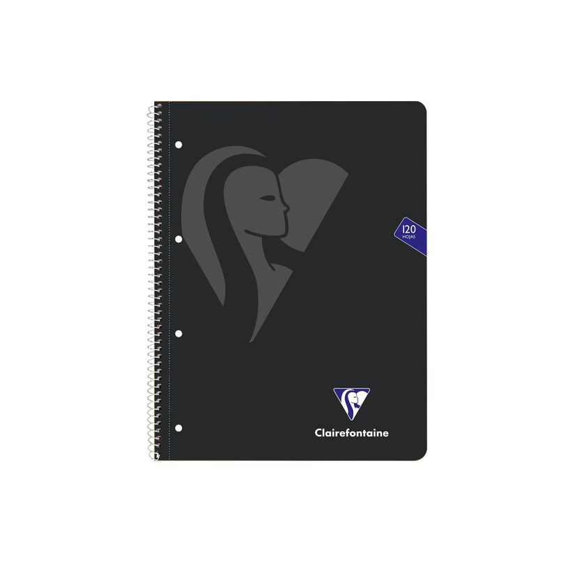 3037925987533-Clairefontaine MIMESYS - Notebook5 - encuadernado espiral - A4 Plus - 120 hojas / 240 páginas - cuadrícula 5x5 - tapas de colores-P_405154362_1-2