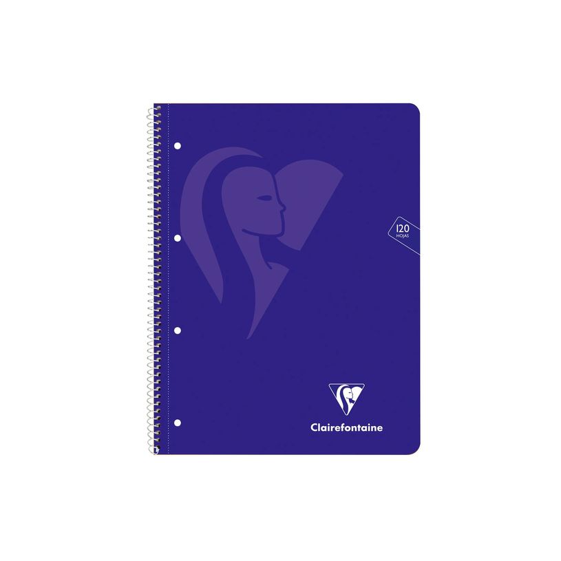 3037925987533-Clairefontaine MIMESYS - Notebook5 - encuadernado espiral - A4 Plus - 120 hojas / 240 páginas - cuadrícula 5x5 - tapas de colores-P_405154362_3-0