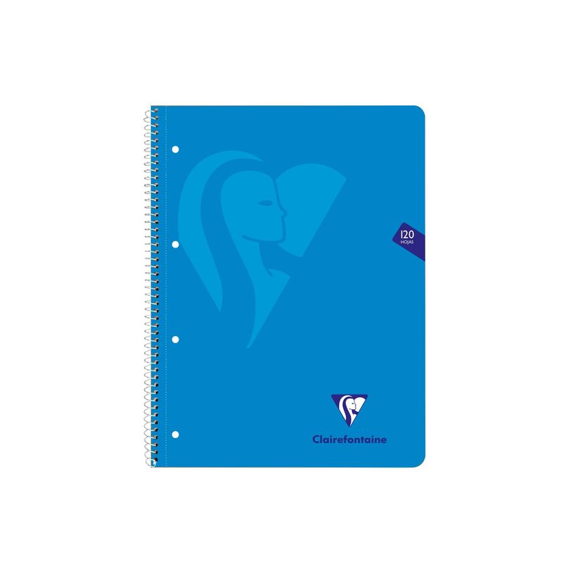 3037925987533-Clairefontaine MIMESYS - Notebook5 - encuadernado espiral - A4 Plus - 120 hojas / 240 páginas - cuadrícula 5x5 - tapas de colores-P_405154362_5-5