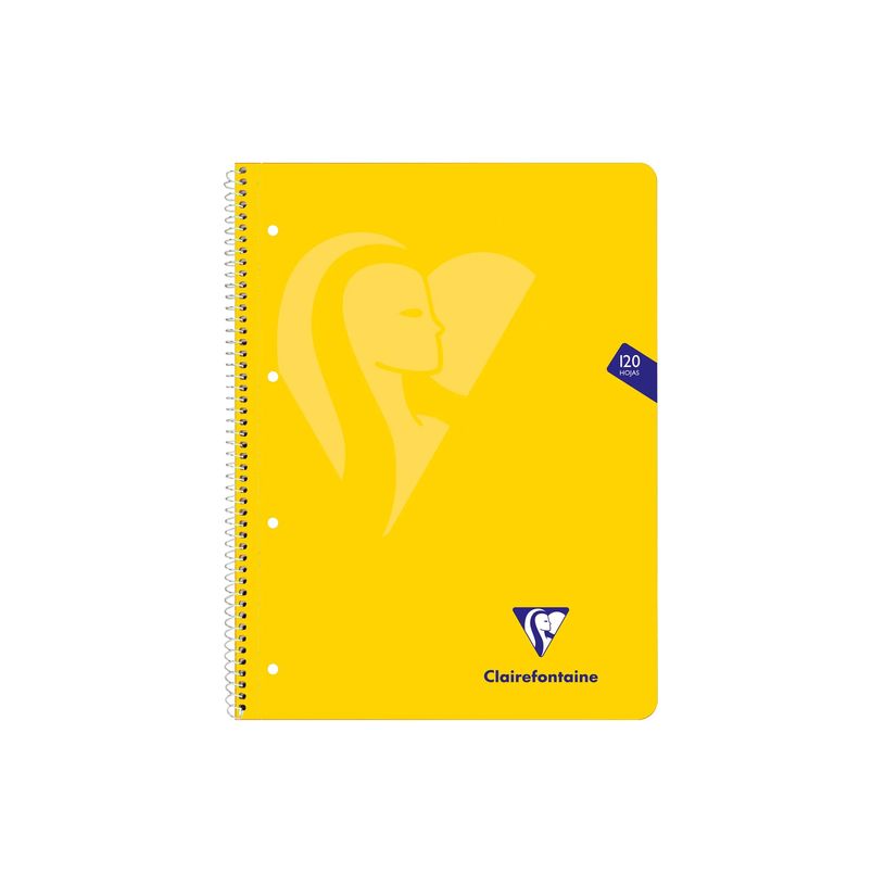3037925987533-Clairefontaine MIMESYS - Notebook5 - encuadernado espiral - A4 Plus - 120 hojas / 240 páginas - cuadrícula 5x5 - tapas de colores-P_405154362_7-3