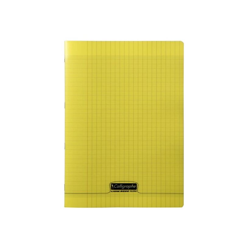 3210330180243-Calligraphe 8000 - Cahier polypro A4 (21x29,7 cm) - 48 pages - grands carreaux (Seyes) - j-P_405154377_1-0