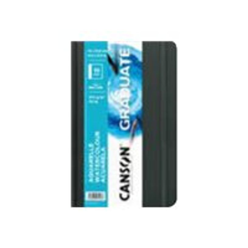 3148950079237-Canson Graduate Watercolor - Carnet de dessin aquarelle - 14 x 21 cm - 56 pages - 250 gr-P_405154503_1-0