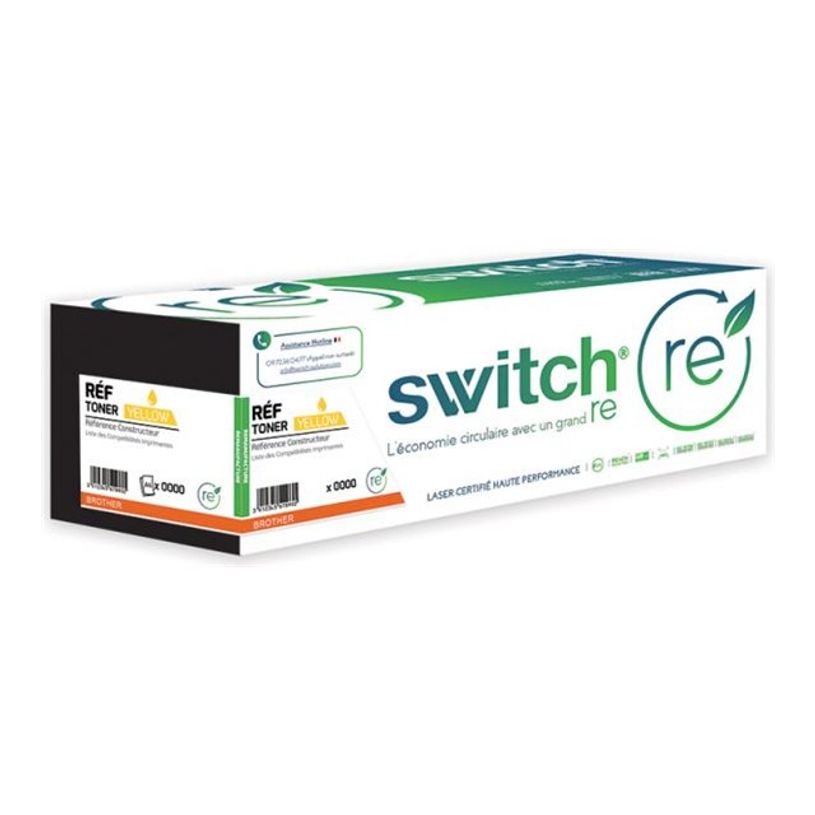 3701645550819-Cartouche laser remanufacturée Brother TN-245 - Jaune-P_405154566_1-0