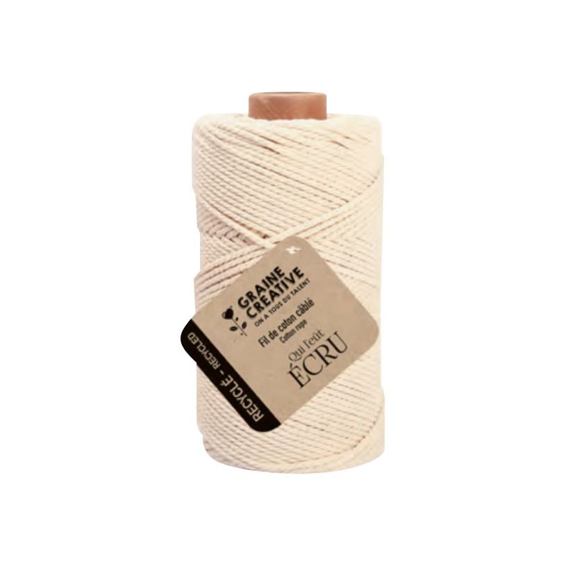 3532432001241-Graine Creative - Cordon de macramé - diamètre de 2 x 100 m - écru - coton recyclé-P_405154839_1-0