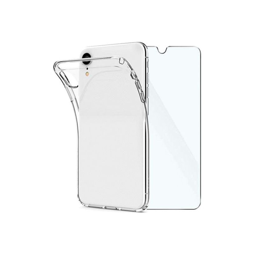 3701263511698-JAYM - Pack complet - coque de protection pour iPhone 12 mini - transparent + verre tremp