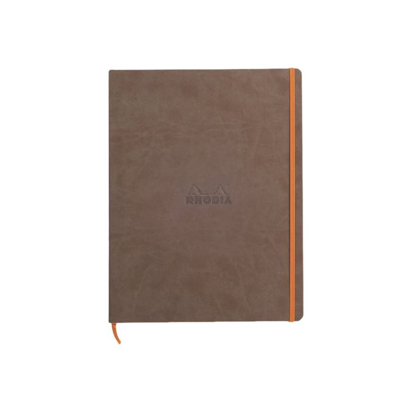 3037921177037-RHODIA Rhodiarama - Carnet souple A4+ - 160 pages - ligné - chocolat-P_405155063_1-0