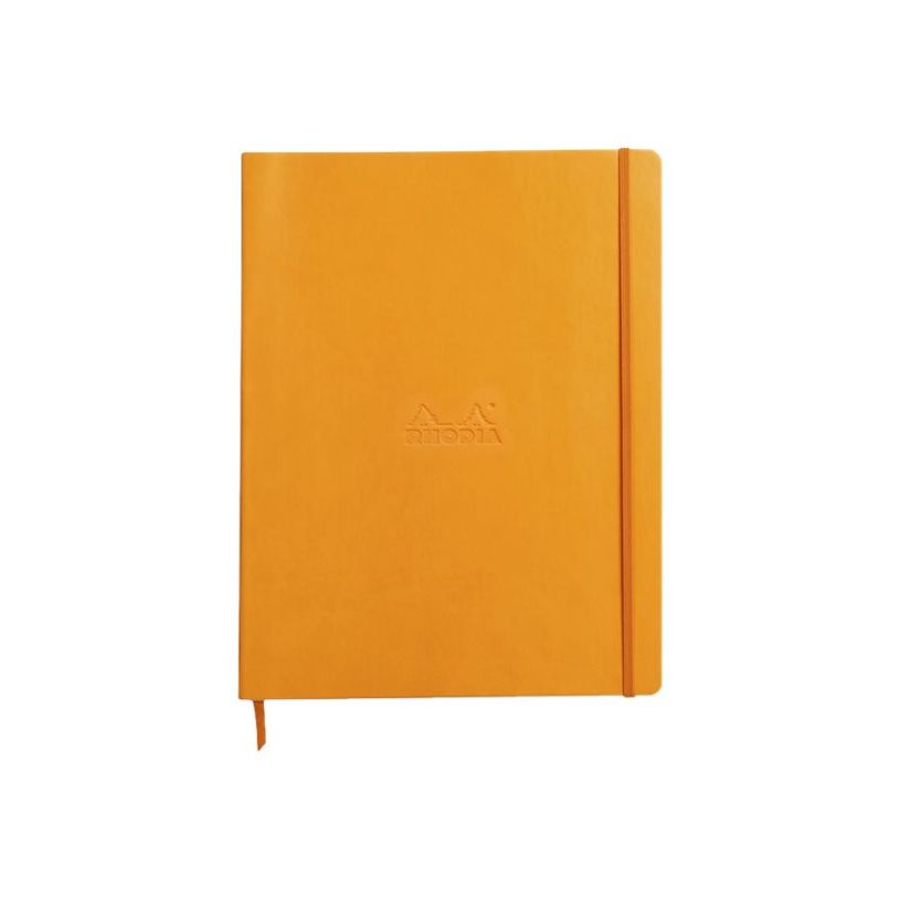 3037921177150-RHODIA Rhodiarama - Carnet souple A4+ - 160 pages - ligné - orange-P_405155074_4-0